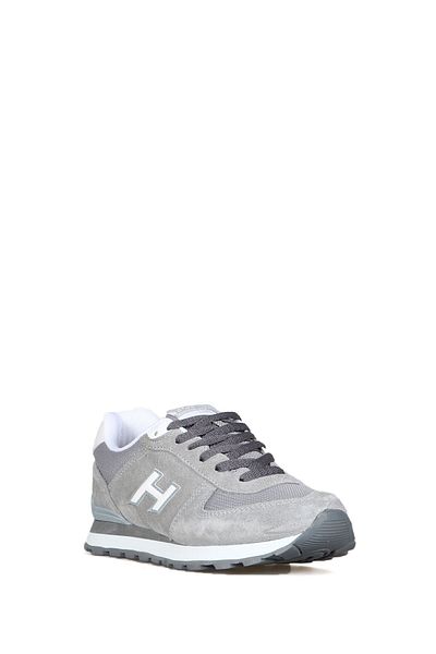 Hammer Jack Genuine Leather Ciment-white Women's Sports Shoes