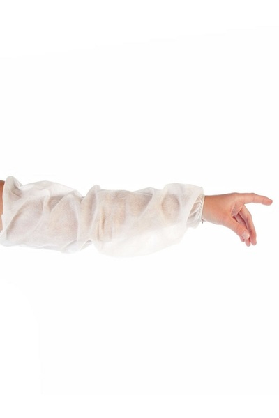 ŞAHKAN NONWOVENS 1.Kalite Nonwoven Kolluk Tela Beyaz 1 Paket 100 Adt Tek Kullanımlık Leke Kir Önleyici