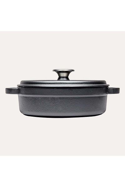 Sürel Demirdöküm 24 CM Short Pot Black