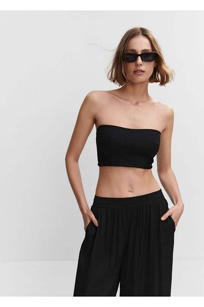 MANGO Woman Low waisted Palazzo pants