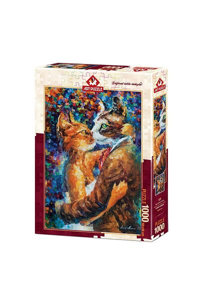 Art Puzzle 4226 Dancing Cats in Love 1000 Piece Puzzle