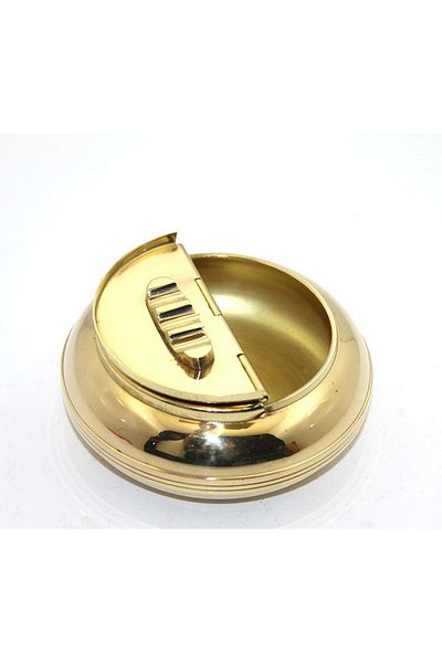 hediyeconcepti Τασάκι με ορειχάλκινο καπάκι
