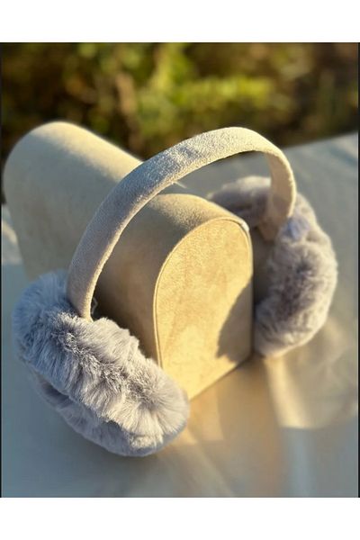 Nes Moda Foldable Plush Furry Ear Warmer - Ear Protector