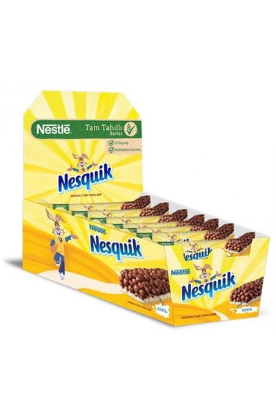 Nestle Nesquik Kakaolu Tam Tahıllı Bar 25 Gr x 24 Adet