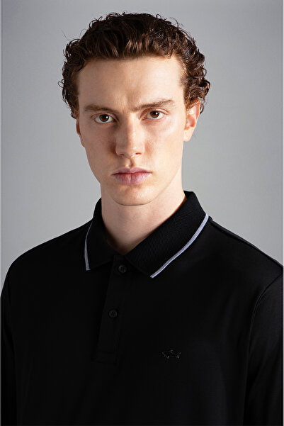 PAUL&SHARK Large Size T-Shirt Black