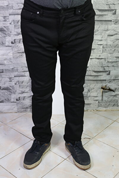 Bilgiçler Erkek Klasik Kesim Kot Pantolon Siyah