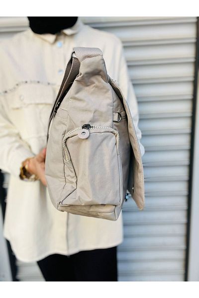 Çanta Trend Geantă unisex Messenger din țesătură hidrofugă cu 6 compartimente, cu capac cadou