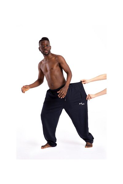 Sport 100% βαμβακερό παντελόνι oversize με τσέπες (3XL 4XL 5XL 6XL)