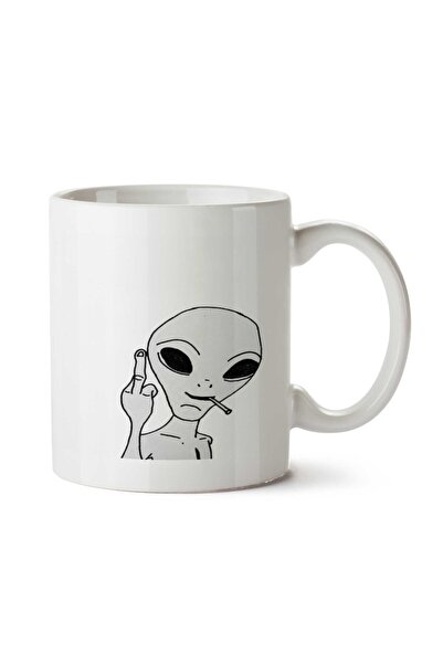 ART HEDİYE UFO Two Sided Printed Mug Cup