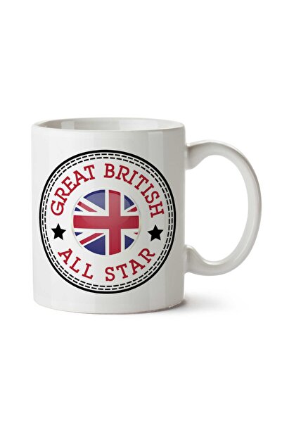 ART HEDİYE كوب كونفيرس بريطاني رائع كل النجوم مطبوع على الجانبين