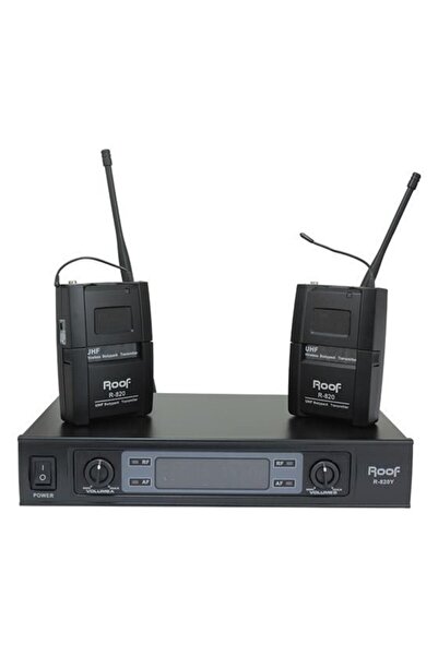 ROOF R-820Y 2 Yaka Telsiz Mikrofon