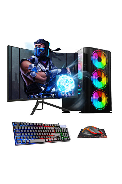 RAMTECH BİLGİSAYAR Dgx51 Pro Ryzen 5 3600 32GbRam 512GbSSD Rx580 8Gb 24" 165H...