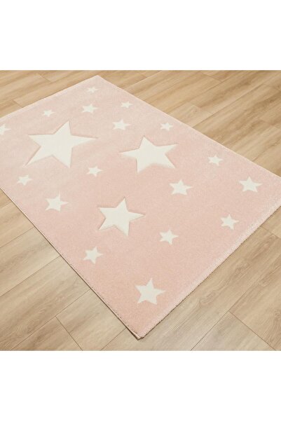 Eko Halı Kids Bebek / Çocuk Odası Makine Dokuma Halı-kıds Kds 12 Pink
