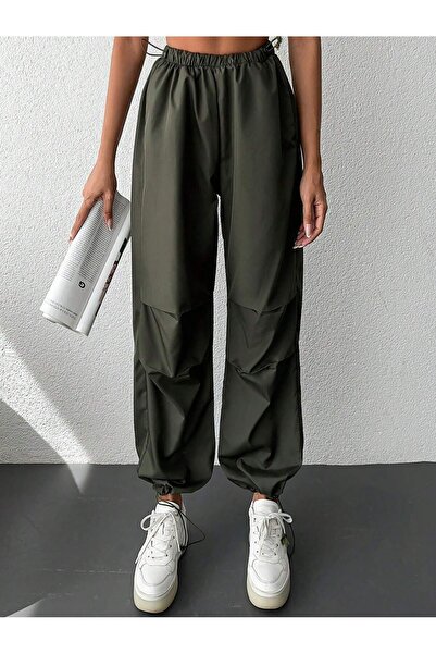 cms jeans Pantaloni kaki cu parașuta de damă