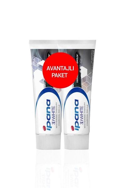 İpana 3d White Charcoal Essence Toothpaste 2x75 ml