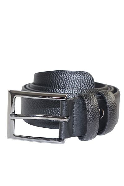 Arkem Black Men's Belt - Classic Trouser Belt, Model 3.5