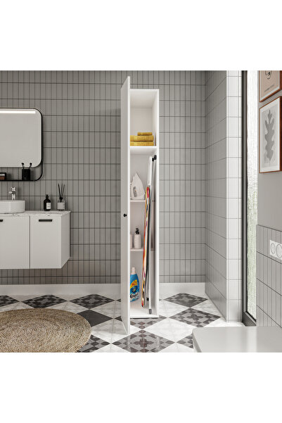 Genel Markalar Merlin Mobilya SAVANA M ÇOK AMAÇLI BANYO KİLER DOLABI