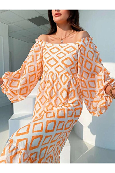 Laluvia Γιακάς με μπαλόνι Φόρεμα γιακά Madonna