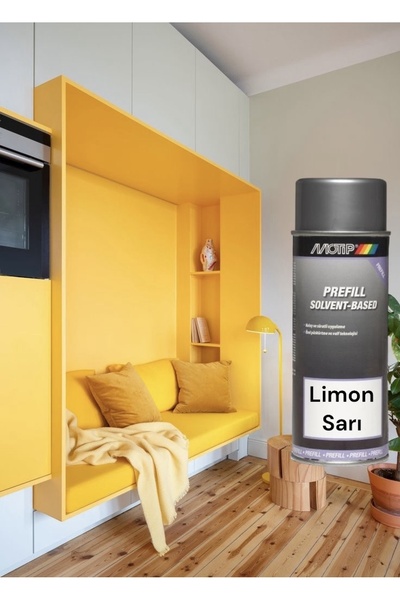 Motip Premium Sprey Ral 1018 Limon Sarı 400ML