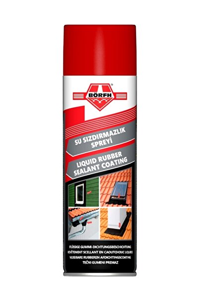 BANT EVİ Su Yalıtım Spreyi Börfh Su Sızdırmazlık Spreyi Siyah Izolasyon Spreyi 500ml