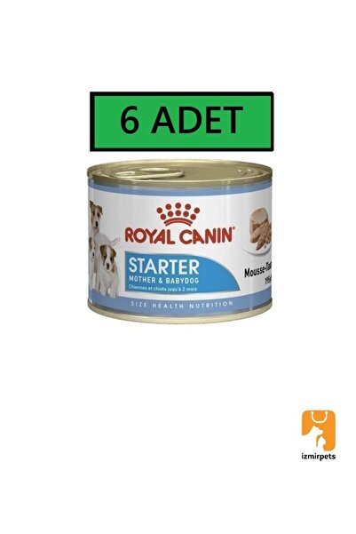 Royal Canin Starter Yavru Gebe Emziren Köpek Konservesi 6 Adet X 195 gr