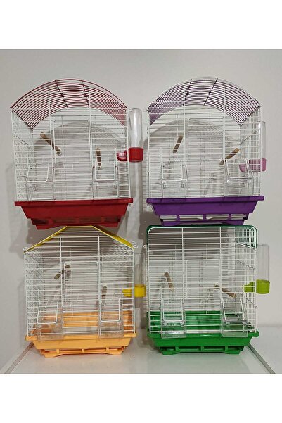 Erenpet Kuş Kafesi ( Çift Kapılı, Çekmeceli, Full Malzemeli )