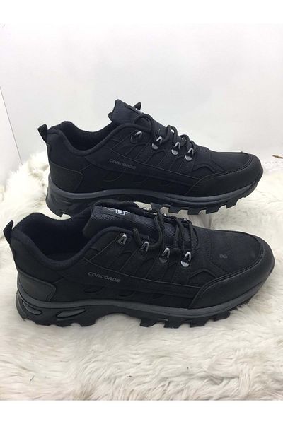 ÇİĞDEM KUNDURA Çiğdem Black-smoked Special Series Large Size Men's Outdoor Shoes