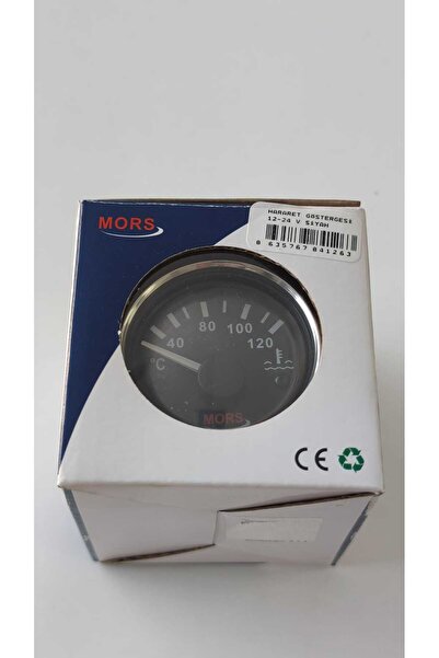 Mors HARARET GÖSTERGESİ 12-24 V SİYAH
