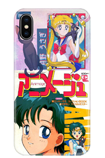 Newon غطاء حماية لهاتف آيفون Xs بطبعة بحار القمر