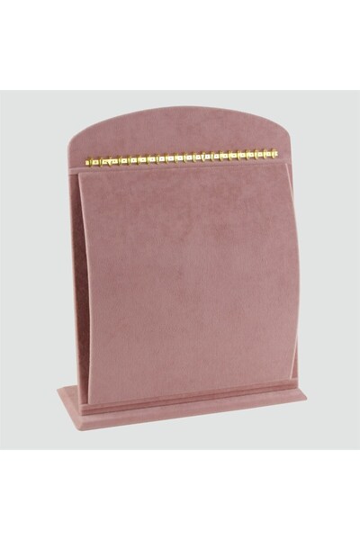 Zeyn Dekor Κολιέ με αλυσίδα σε ροζ απόχρωση