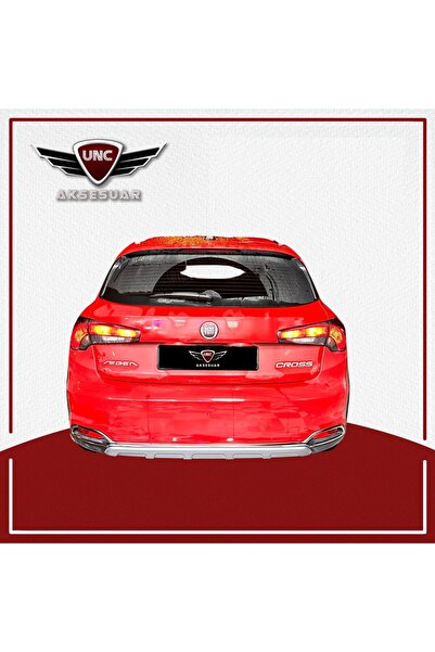 UNC AKSESUAR Fıat Egea HB  Uyumlu Cross Arka Tampon Reflektör Çıtası Paslanma...