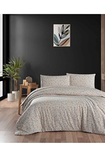 Menderes Home Cotton Collection Flannel R Single Duvet Cover Gonca Orange