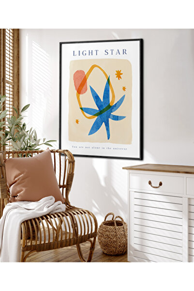 HOMEPACK Tekli Çerçeveli Tablo Modern Art Poster Tablo TK/252