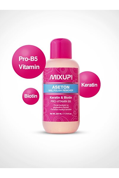 Mixup Tırnak Bakım Seti - Sulphur Tırnak Bakım Yağı 56 gr Güçlendirici Aseton