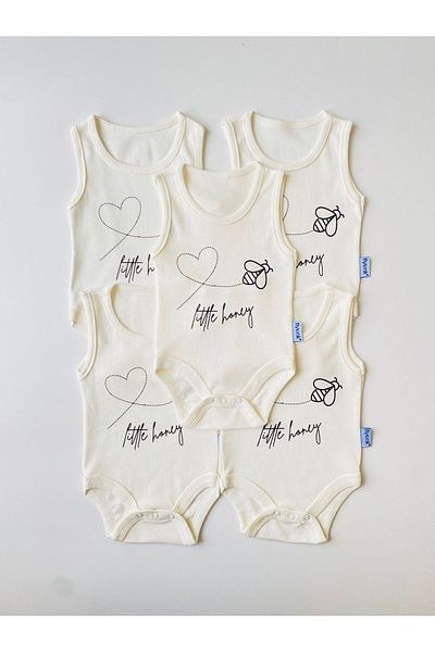 EFU BABY 5-Piece Butterfly Patterned Baby Athlete Body