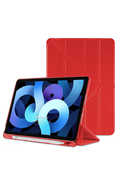 Microsonic Apple Air 4. Nesil Kılıf A2316-A2324-A2325-A2072 Origami Kırmızı A...