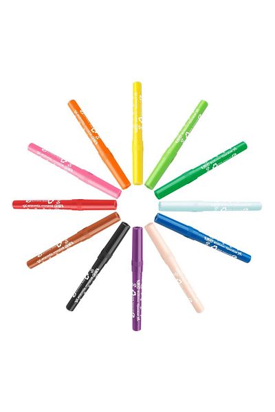 Bic Kids Visacolor XL Jumbo Washable Felt Tip Crayons 12 Colors829007