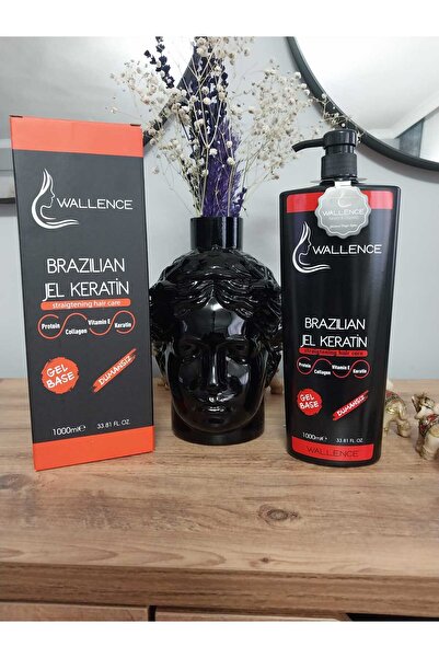 wallence Kuru,Yıpranmış,Mat ve Cansız Saçlarda Proteini Keratini Geri Kazandırıcı ve Düzleştirici Jel 1000ml