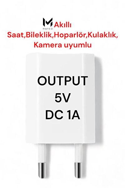 MATEO M4/m5/m6/m7 Akıllı Bileklik Ve Watch Serıes Uyumlu Şarj Aleti