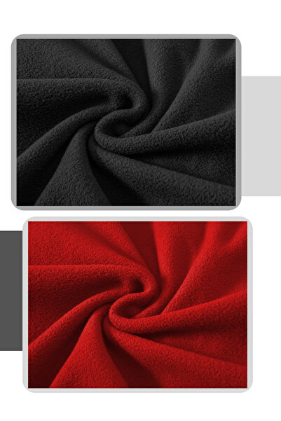 GHASSY CO. Ghassy Co. Erkek Antipilling Thermal Garnili Tam Fermuarlı Polar Ceket