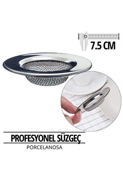 Store 12+2 ADET Profesyonel 7.5 cm Çap Lavabo Süzgeci