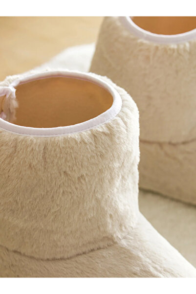 LC Waikiki LCW STEPS Düz Pelüş Kadın Ev Botu