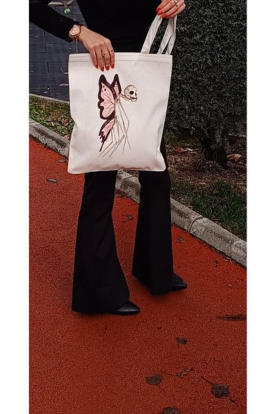 Butik BUTTERFLY SKELET - Cloth Bag