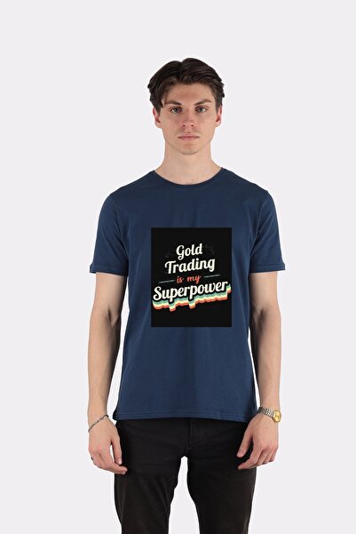 DOT تي شيرت للجنسين Gold Trading هو قوتي الخارقة الكلاسيكية