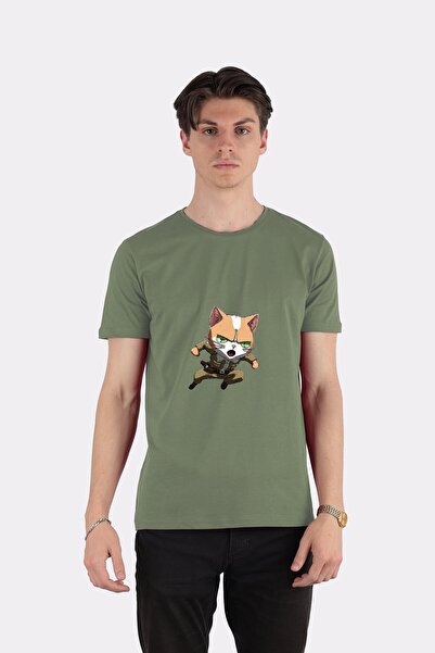 DOT تي شيرت للجنسين ليفي كات