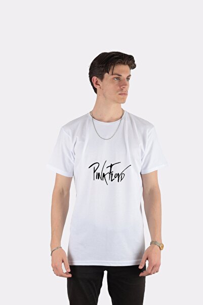 DOT تيشيرت للجنسين وردي فلويد