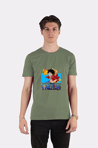 DOT تي شيرت للجنسين قطعة واحدة لوفي