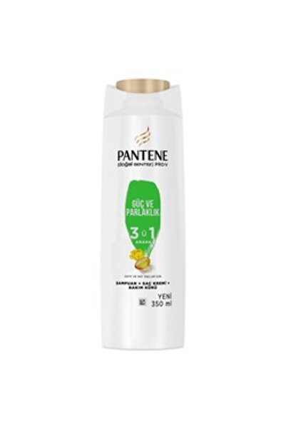Pantene ( 2 ADET ) Pantene Güç ve Parlaklık Şampuan 350 Ml ( KÜÇÜK KOLONYA HE...
