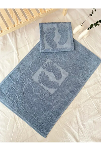 QURRY Πέτρινο σχέδιο αντιολισθητικό πατάκι ποδιών 50x70cm με γρήγορη απορρόφηση νερού