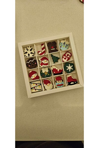 Itır Kan Pasta Atölyesi 16 Lı Yılbaşı Kurabiye Kutusu